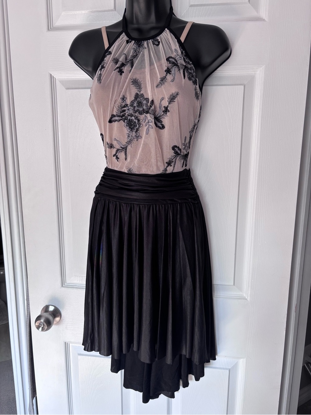 Curtain Call Gentle Touch Lyrical Dance Costume E1694 ASM Black Beige